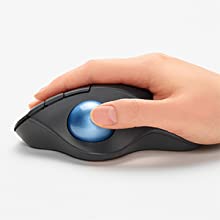 Logitech ERGO M575 Wireless thumb-operated trackball for all-day comfo –  Golchha Computers