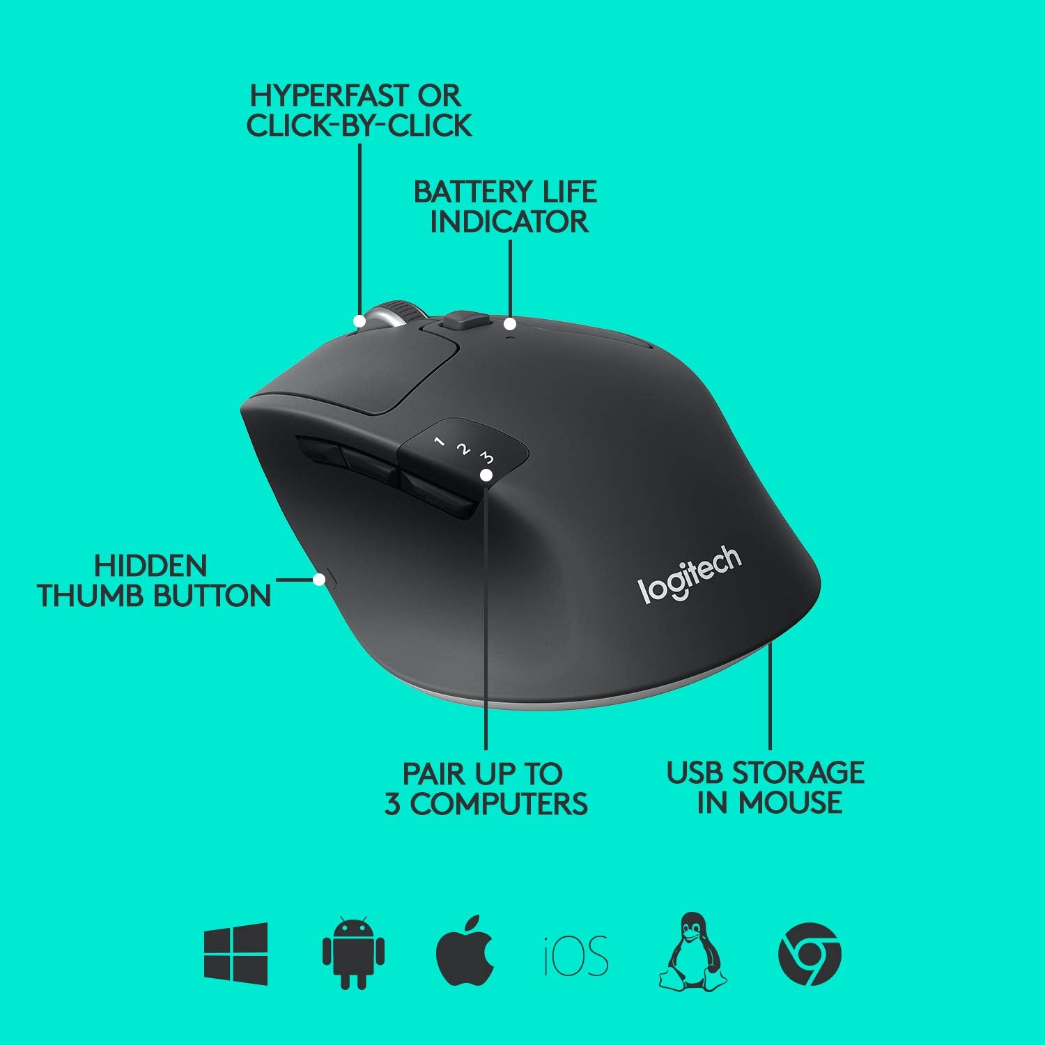 logitech m720 connect bluetooth