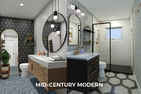 Midcentury modern interior design