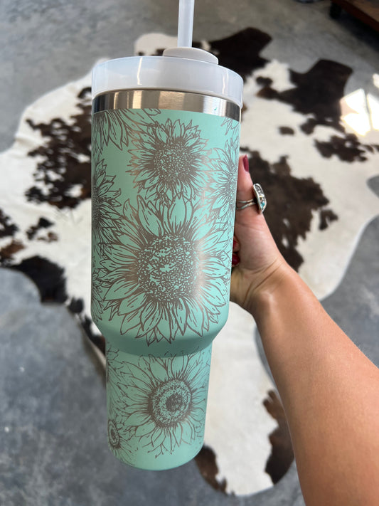 Rhinestone Cow print 40oz Tumbler – Best You Boutique LLC