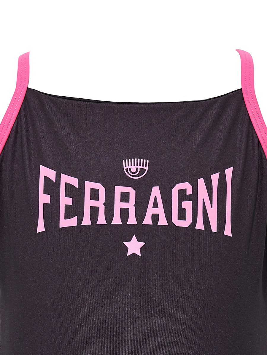 FERRAGNI STRETCH ONE-PIECE SWIMMING COSTUME – Chiara Ferragni Brand
