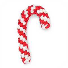 2.	Holiday Tails Candy Cane Rope Dog Toy