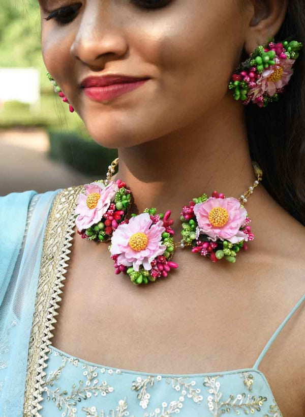 handmade floral jewellery