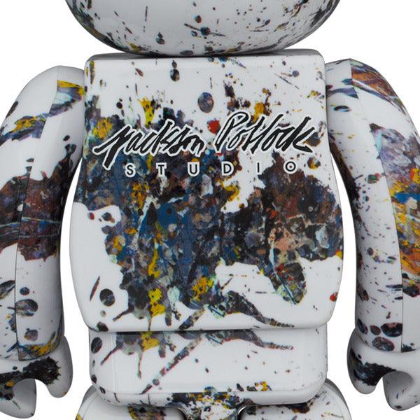 IN STOCK) BEARBRICK BE@RBRICK JACKSON POLLOCK STUDIO (SPLASH)1000