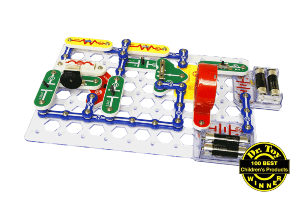 Snap Circuits Jr. Select SC-130 Electronics Exploration Kit, Over 130  Projects, Full Color Project Manual, 30+ Parts