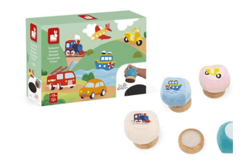 Janod Farm Stamp Set I The Montessori Room