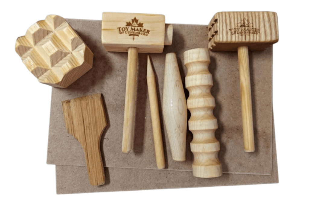  Kisangel 12pcs Wooden Dough Tools Clay Pattern Rolling Pin Set  Dough Molding Shaping Tool for Art Craft Activity Supplies : Toys & Games