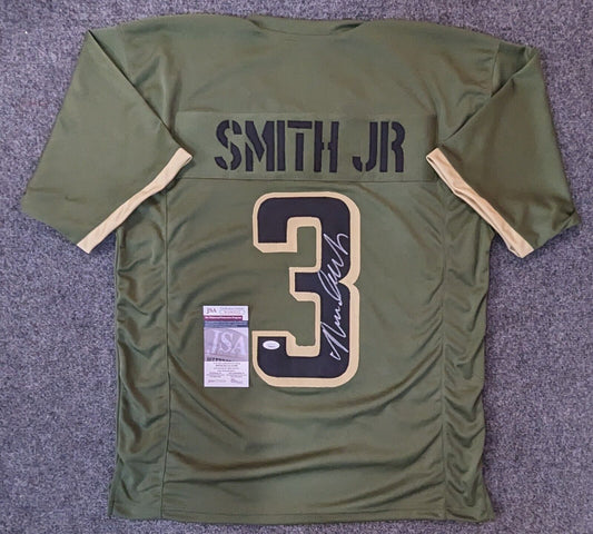 Sports Integrity DeVonta Smith Signed Framed Philadelphia Eagles Nike Football Jersey JSA