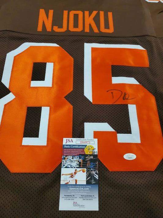 Ozzie Newsome Signed Cleveland Browns Jersey (JSA COA) 3×Pro Bowl HOF –