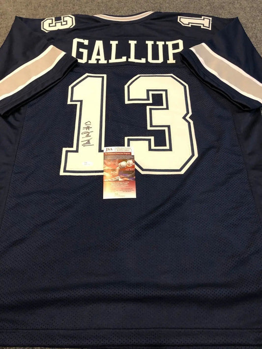 Framed Dallas Cowboys Michael Gallup Autographed Signed Jersey