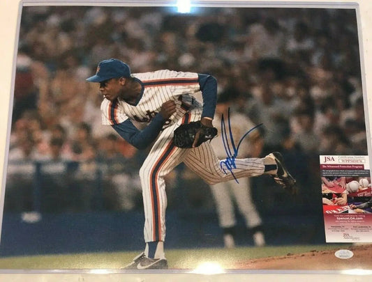 Bleachers Sports Music & Framing — Dwight Gooden Signed New York Mets 11x14  Photo and 3 Inscriptions - PSA DNA COA Authenticated Framed