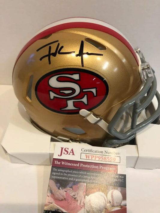 Frank Gore Autographed San Francisco 49ers Flash Mini Helmet