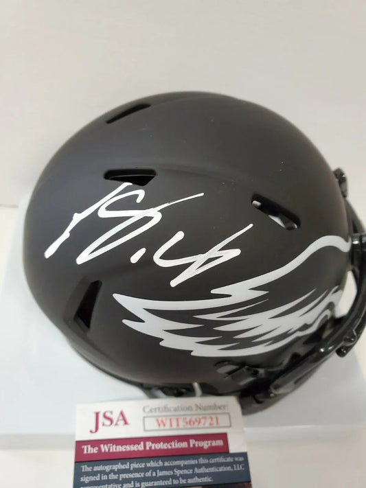 Jordan Davis Signed Philadelphia Eagles Mini Helmet (JSA COA) 2022 1st –