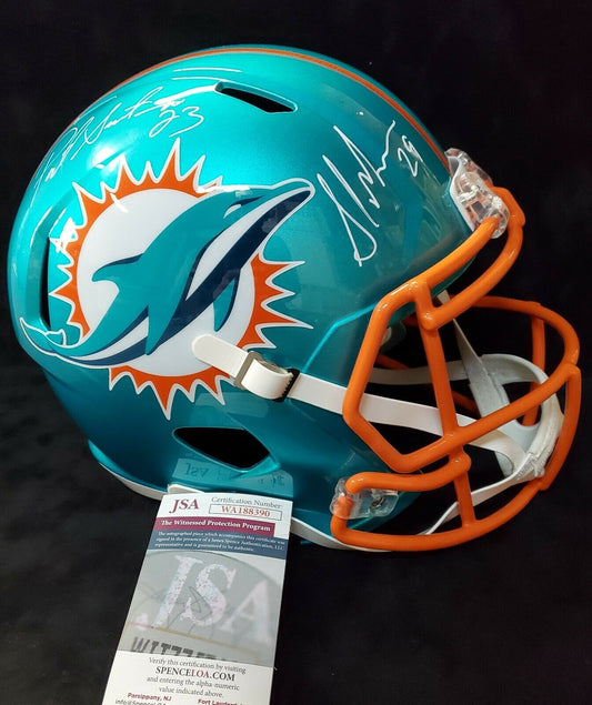 Jason Taylor Signed Miami Dolphins Flash Mini Replica Football