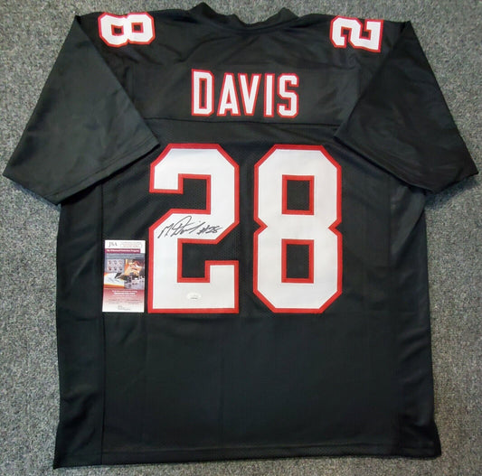 Andre Rison Signed Red Atlanta Falcons Jersey (JSA) Super Bowl Champio –