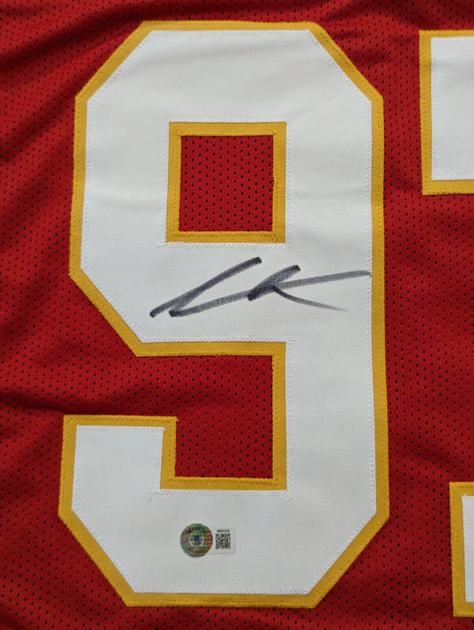 Framed Kansas City Chiefs Trent Mcduffie Autographed Signed Jersey