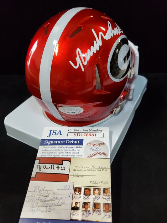 Philadelphia Eagles Nolan Smith Jr Autographed Signed Speed Mini Helme –  MVP Authentics