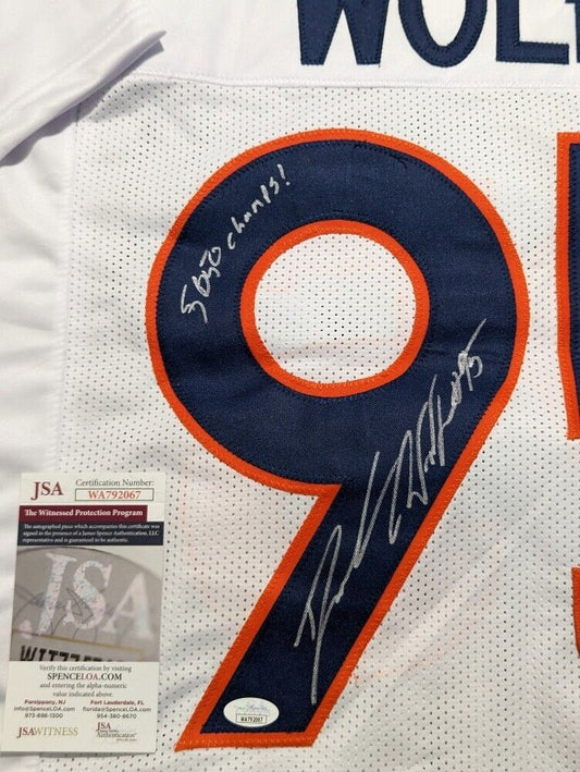 Denver Broncos Derek Wolfe Autographed Signed Salute To Service Jersey –  MVP Authentics