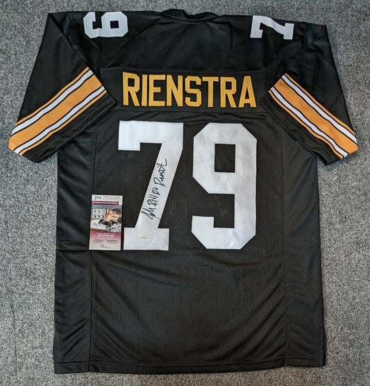 ACK HAM AUTOGRAPHED PITTSBURGH STEELERS STAT JERSEY GTSM