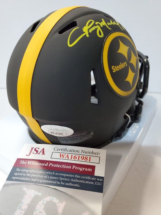 Joey Porter Jr. Signed Pittsburgh Steelers Speed Mini Helmet (JSA