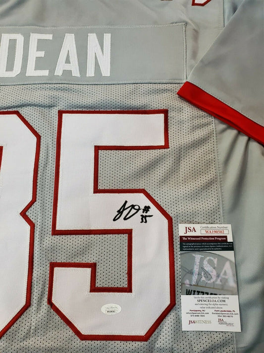 Tampa Bay Buccaneers Dexter Jackson Autographed Inscribed Jersey Jsa Coa