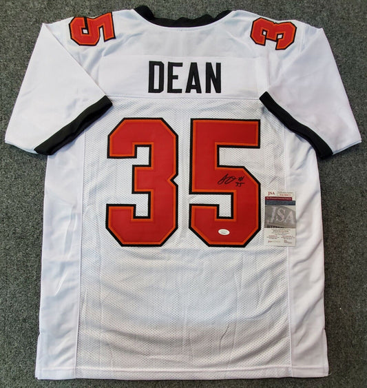 Bernie Kosar Signed Pro Edition White Football Jersey (JSA) — RSA