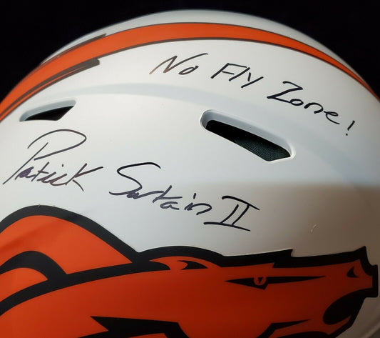 Denver Broncos Kj Hamler Autographed Inscribed Full Sz Lunar Rep Helme –  MVP Authentics