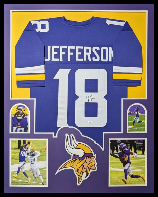 Justin Jefferson Signed Minnesota Vikings Jersey (Beckett) 2020 1st Rn –  Super Sports Center