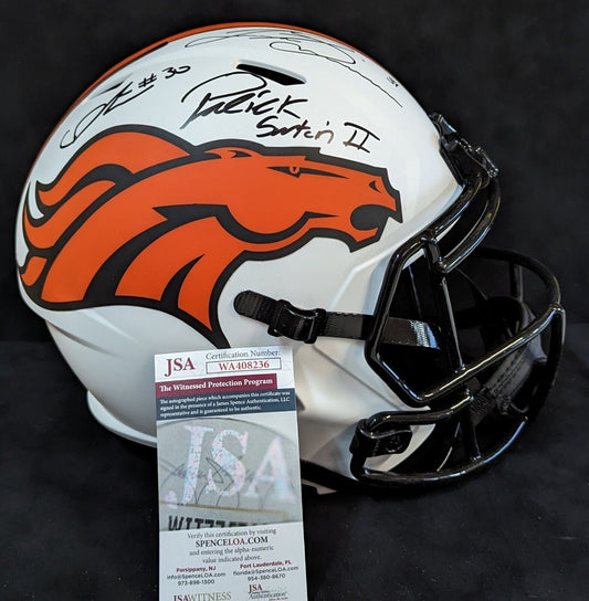 Denver Broncos Pat Surtain Ii Autographed Signed Glove Jsa Coa – MVP  Authentics