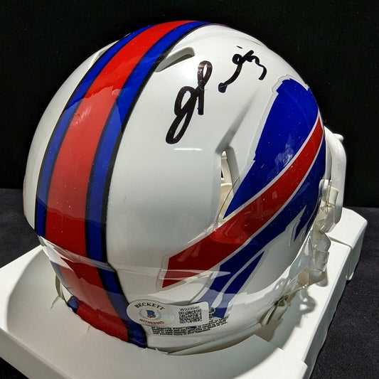 Buffalo Bills Drew Bledsoe Signed Throwback Mini Helmet Beckett Holo – MVP  Authentics