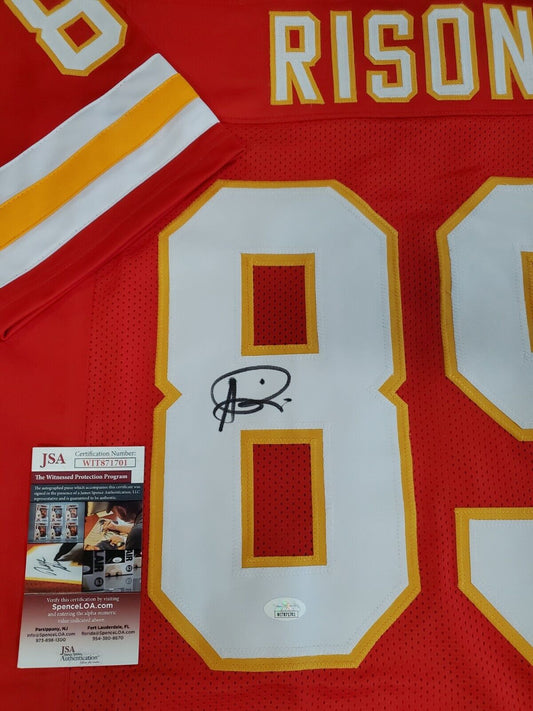 Tyreek Hill Autographed and Framed Red Kansas City Chiefs Jersey Auto JSA COA