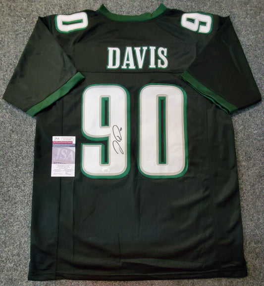 Framed Philadelphia Eagles Jordan Davis Autographed Signed Jersey