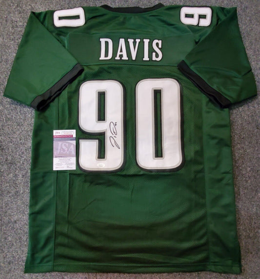 Michael Vick Signed Philadelphia Eagles Career Highlight Stat Jersey (JSA  COA)QB