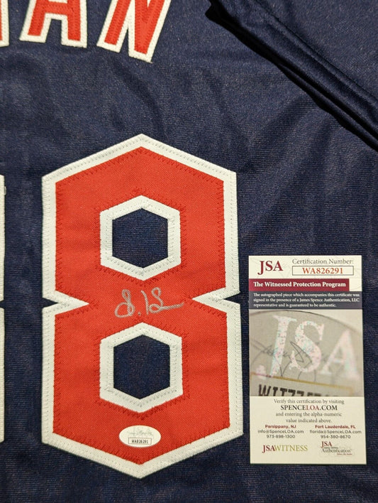 St Louis Cardinals Style Whitey Herzog Autographed Signed Custom Jersey Jsa  Coa