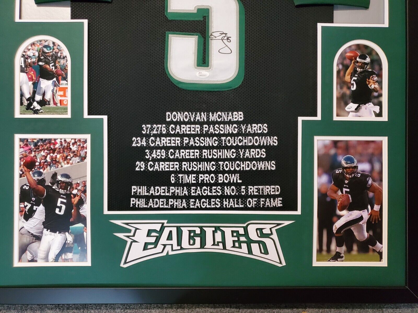 Donovan McNabb - Eagles Jersey Sticker for Sale by OLMontana