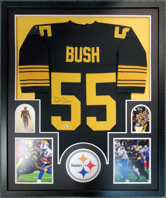 Framed Pittsburgh Steelers Devin Bush Autographed – MVP Authentics