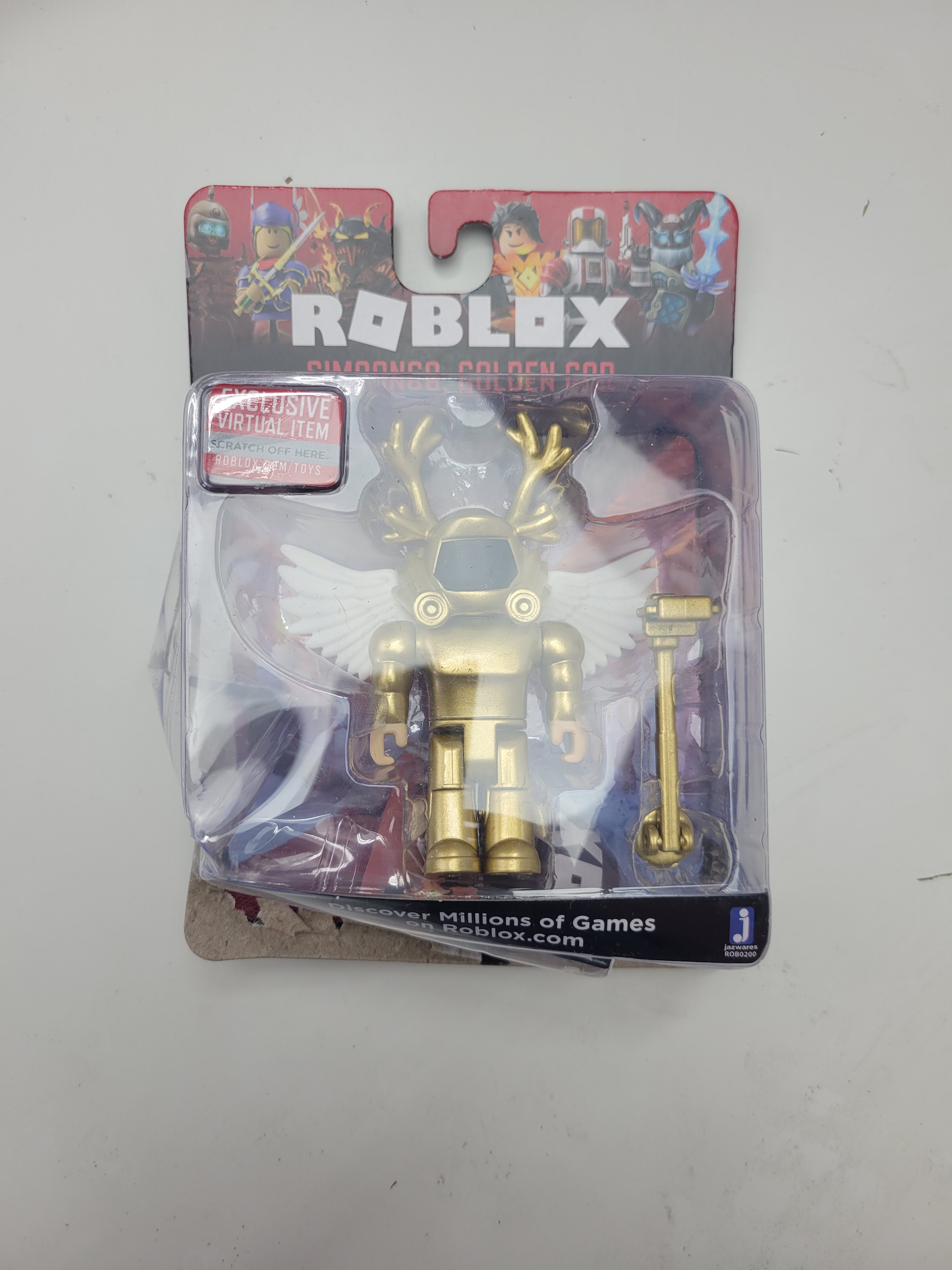 Roblox Simoon68: Golden God 3.5 Inch Figure with