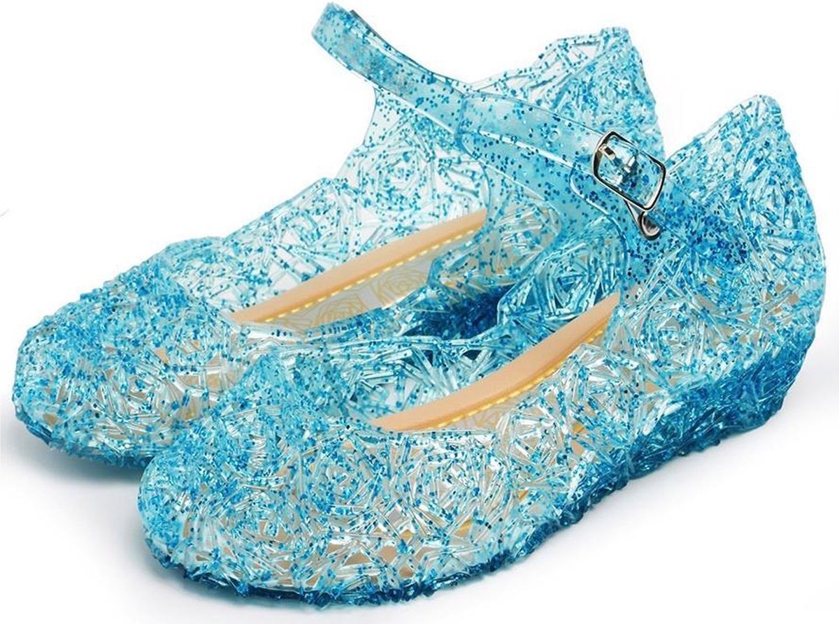groot Verlichten Meting Glitter schoenen - Frozen - Elsa - Prinsessen schoenen – Prinsessendroom.nl