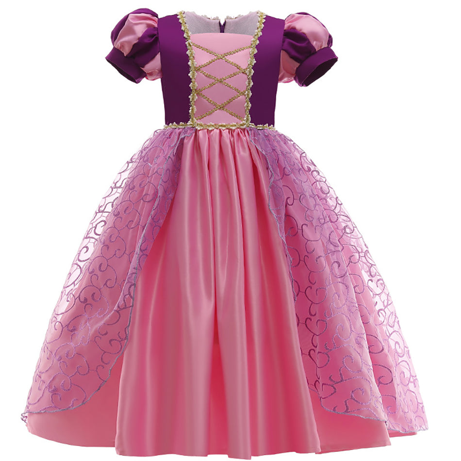 Rapunzel jurk - Rapunzel - Prinsessenjurk - Verkleedkleding –