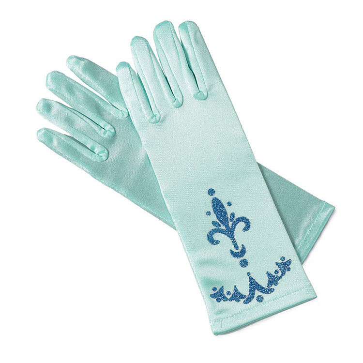 Frozen handschoenen - blauw - Prinsessenjurk Prinsessendroom.nl