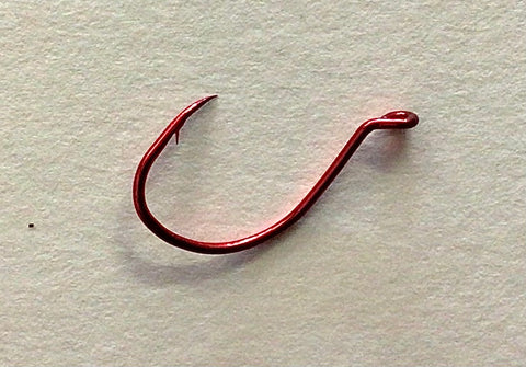 Mustad 37177NP-RB Red Megabite Hook Size 5/0 Jagged Tooth Tackle