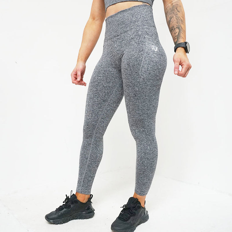 Maternity Charcoal Snatched Rib Active Leggings