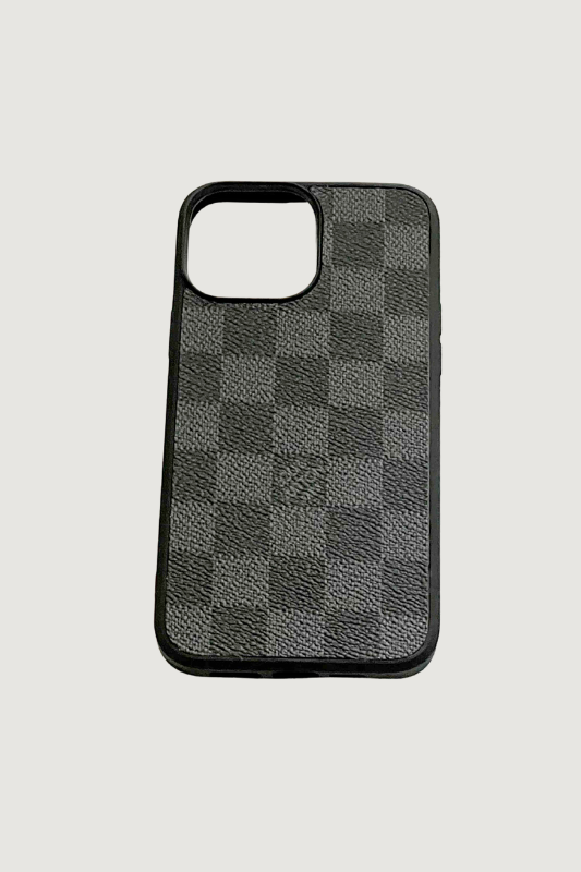 louis vuitton black grey damier Case iPhone 14 | 14 Plus | 14 Pro | 14 Pro  Max Case