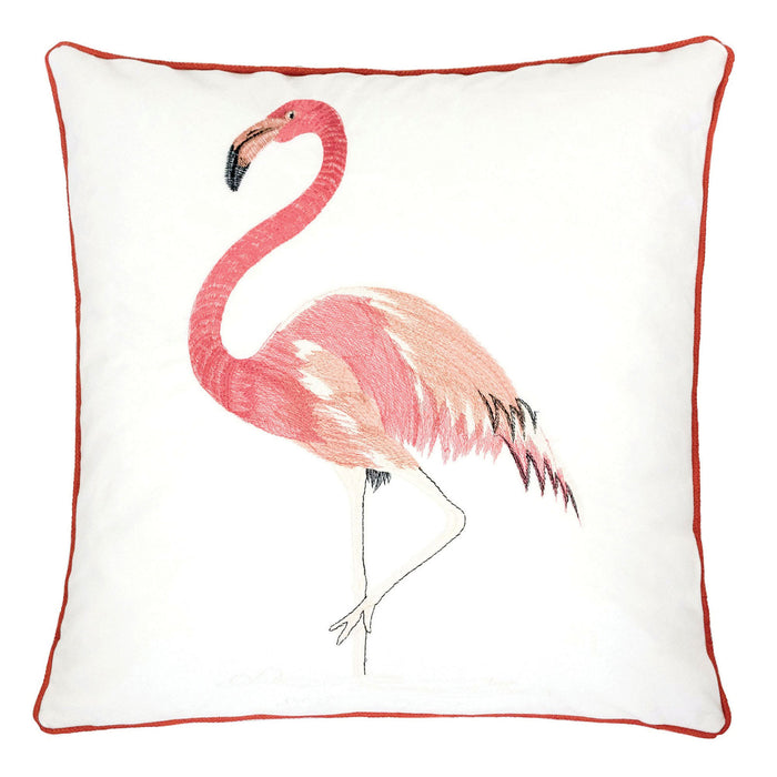 Lina Flamingo 20" X 20" Pillow, Single Flamingo image