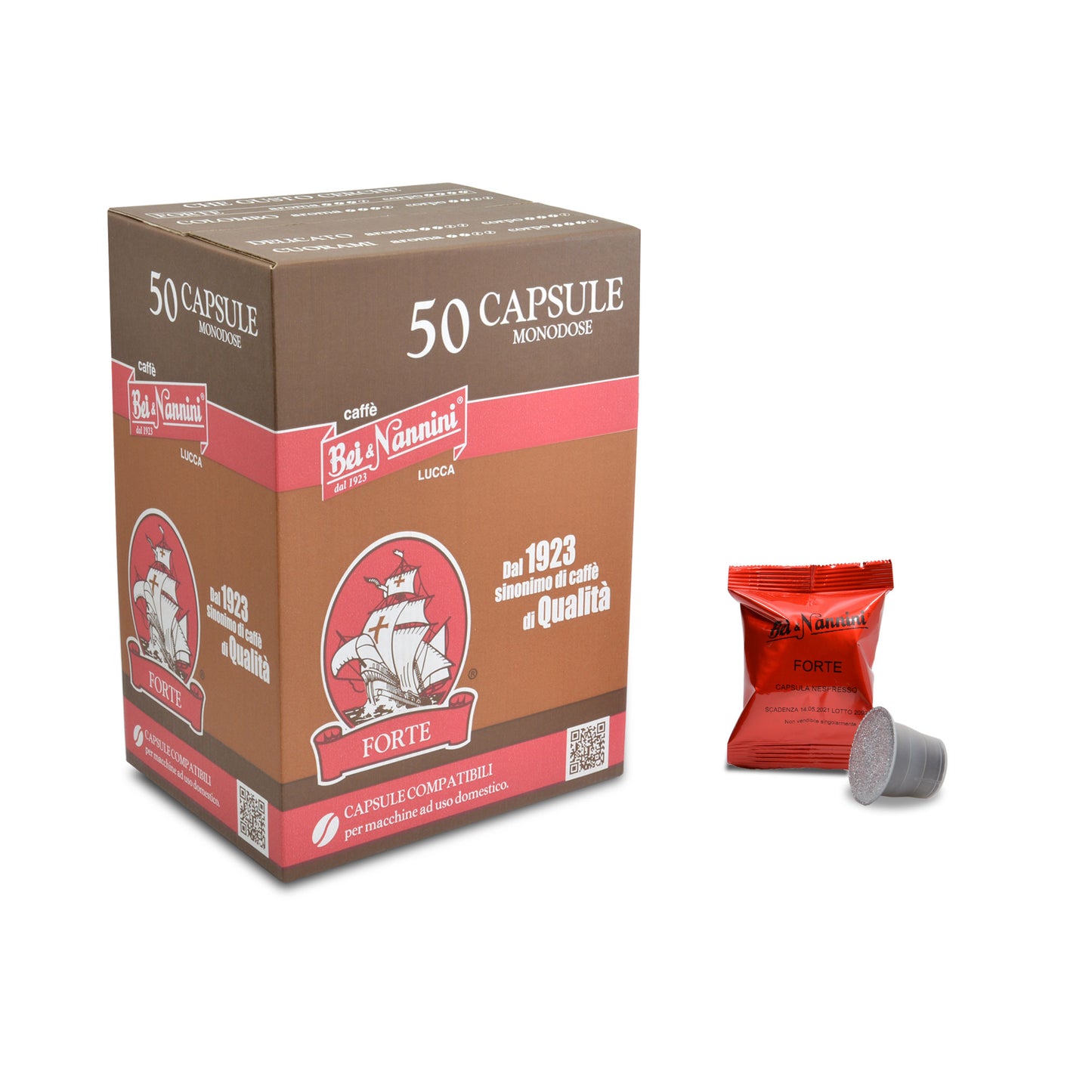 Caffè Miscela Forte - Capsule compatibili Nespresso® - scatola da 50 capsule