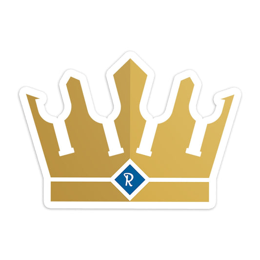 Kansas City Baseball Crown Decal / Sticker 04