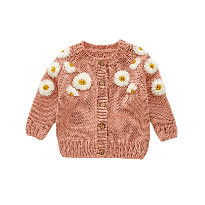 Baby Girls vintage Knitted Cardigan