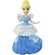 Disney Princess Cinderella Collectible Doll with Glittery Blue & White One-Clip Dress, Royal Clips Fashion Toy
