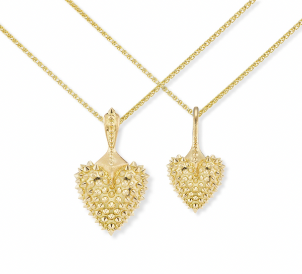 Pierce Your Heart Gold Necklace