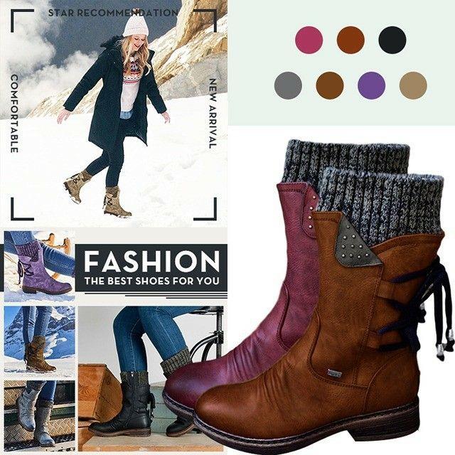 lace up back winter boots